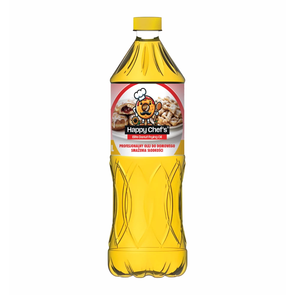 Happy Chef's Elite Donut Frying Oil – Profesjonalny olej do domowego smażenia słodkości 1L