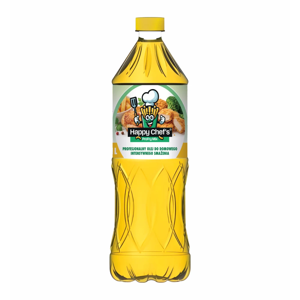 Happy Chef's ProFry Mix – Profesjonalny olej do domowego intensywnego smażenia 1L