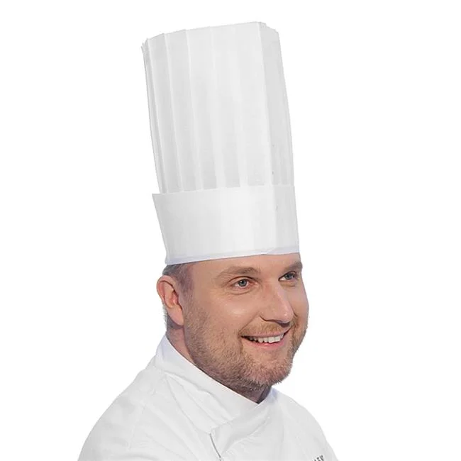 Czapka kucharska "LE GRAND CHEF" - zestaw 10 sztuk Wariant podstawowy
