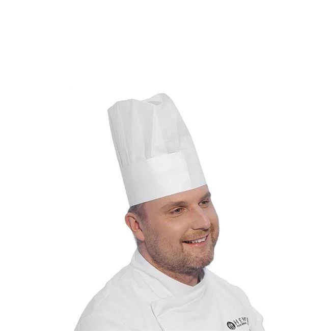 Czapka kucharska - zestaw 10 szt. Wariant podstawowy
