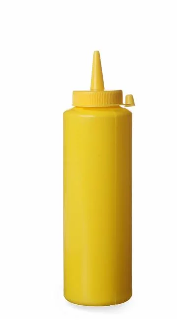 Dyspenser do zimnych sosów, HENDI, 0,2L, żółty, o50x(H)185mm Wariant podstawowy