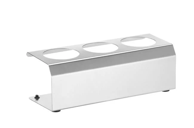 Ekspozytor do dyspenserów do sosów, HENDI, 3 otwory o57 mm, 229x90x(H)78mm Wariant podstawowy