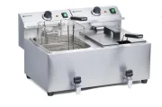 Frytownica MASTERPRO z kranem spustowym - 2 x 8L Wariant podstawowy