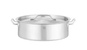 Garnek niski z pokrywką, HENDI, 14,1L, ?360x(H)139mm, Okrągły Wariant podstawowy