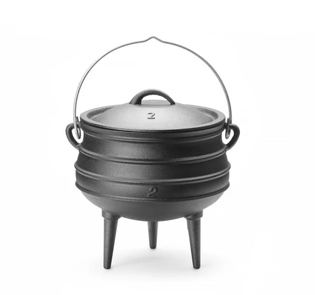 Kociołek afrykański, HENDI, czarny, o245x(H)280mm Wariant podstawowy
