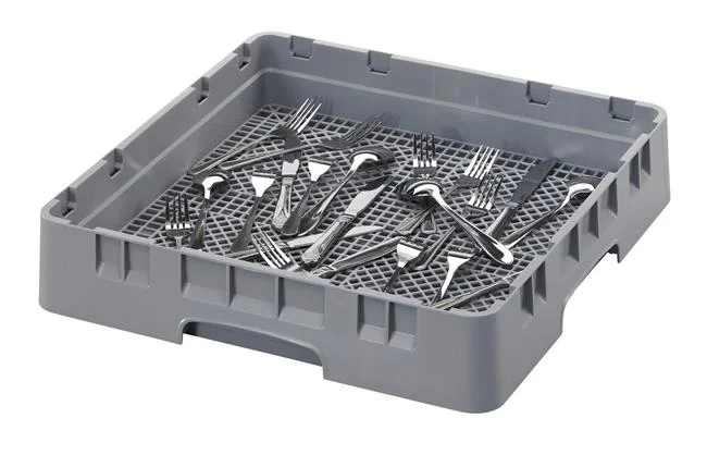 Kosz na sztućce CAMBRO CAMRACK® do zmywarek 500×500 mm, szary Wariant podstawowy