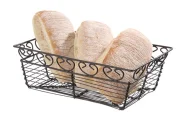 Koszyk Deco prostokątny czarny 230x150x80 mm Wariant podstawowy