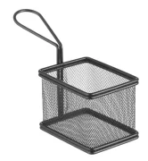 Koszyk miniaturowy do smażonych przekąsek 100x80x75 Wariant podstawowy
