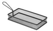 Koszyk miniaturowy do smażonych przekąsek 255x135x45 Wariant podstawowy