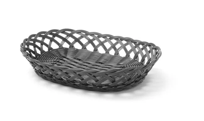 Koszyk pleciony, owalny, 320x230 mm Wariant podstawowy