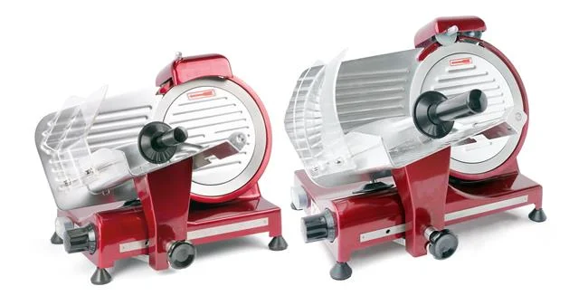 Krajalnica 250 Red Edition, HENDI, Profi Line, 220-240V/320W, 514x484x(H)373mm Wariant podstawowy