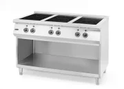 Kuchenka indukcyjna z 6 polami grzewczymi, HENDI, 400V/25500W, 1200x700x(H)890mm Wariant podstawowy