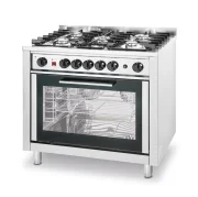 Kuchnia gazowa - 5-palnikowa Kitchen Line z konwekcyjnym piekarnikiem i z grillem Wariant podstawowy