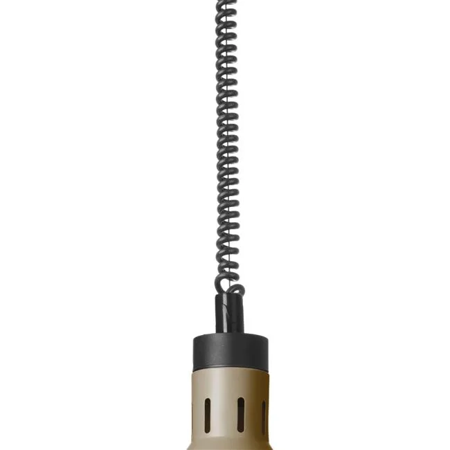 Lampa do podgrzewania potraw wisząca, stożkowa, HENDI, beżowy, 230V/250W, ?275x(H)250mm Wariant podstawowy