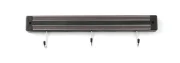 Listwa magnetyczna z haczykami, HENDI, 3, czarny, (L)340mm Wariant podstawowy