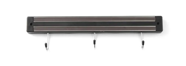 Listwa magnetyczna z haczykami, HENDI, 3, czarny, (L)340mm Wariant podstawowy