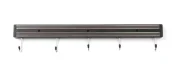 Listwa magnetyczna z haczykami, HENDI, 5, (L)470mm Wariant podstawowy