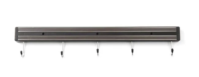 Listwa magnetyczna z haczykami, HENDI, 5, (L)470mm Wariant podstawowy