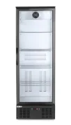 Lodówka barowa 1-drzwiowa, Arktic, 300L, czarny, 220-240V/195W, 600x528x(H)1820mm Wariant podstawowy