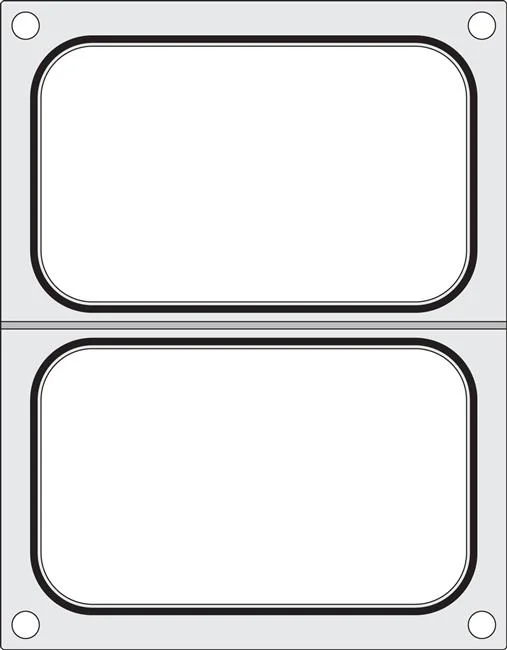 Matryca do zgrzewarki CAS CDS-01  na dwie tacki 178x113 mm Wariant podstawowy