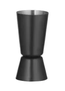 Miarka barmańska, Bar up, 25ml / 35ml, czarny, śr.40x(H)75mm Wariant podstawowy