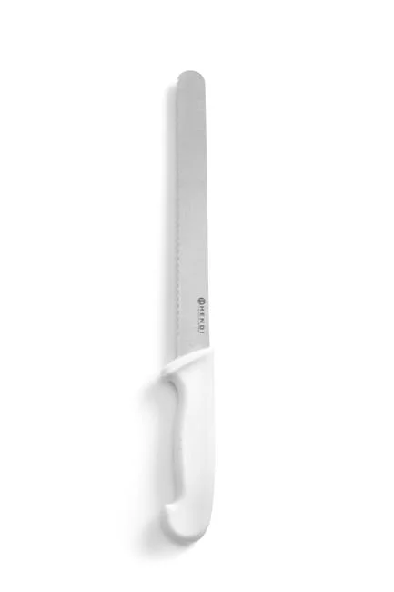 Nóż do chleba/ciast HACCP - 250 mm, biały Wariant podstawowy