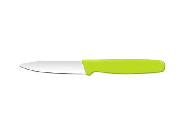 Nóż do obierania spiczasty, HENDI, zielony, (L)192mm Wariant podstawowy