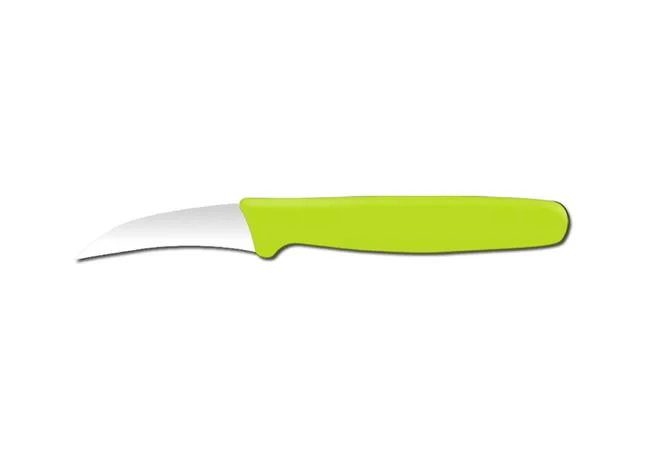 Nóż do obierania z wygiętym ostrzem, HENDI, zielony, (L)158mm Wariant podstawowy