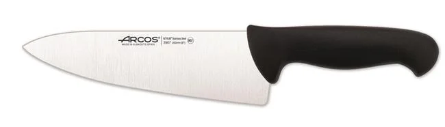 Nóż szefa kuchni z szerokim ostrzem, seria 2900, Arcos, czarny, (L)270mm Wariant podstawowy
