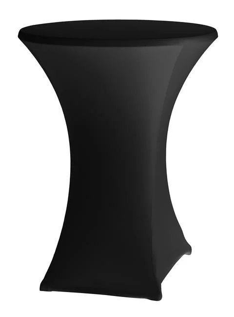 Obrus okrągły, HENDI, czarny, ?850x(H)1150mm Wariant podstawowy
