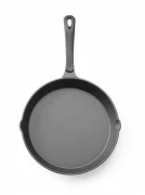 Patelnia żeliwna, HENDI, czarny, o200x(H)40mm Wariant podstawowy