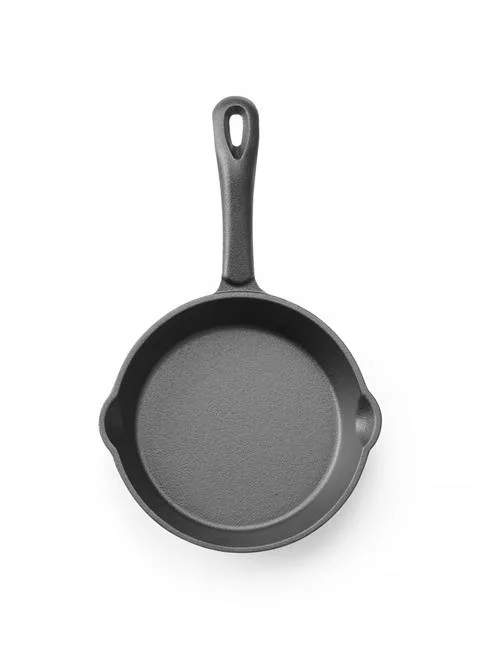Patelnia żeliwna, HENDI, czarny, o250x(H)40mm Wariant podstawowy
