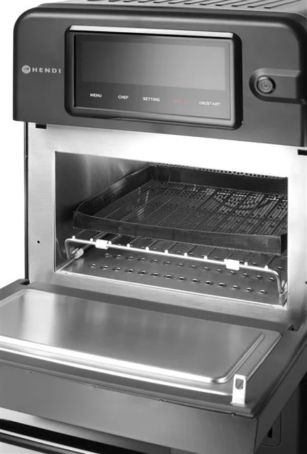 Piec konwekcyjno-mikrofalowy CombiTurbo , HENDI, 18L, czarny, 230V/3000W, 402x735x(H)608mm Wariant podstawowy