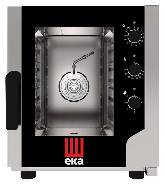 Piec konwekcyjno - parowy Evolution New 5 x GN 2/3 elektryczny, z bezpośrednim natryskiem, sterowany elektromechanicznie Wariant podstawowy