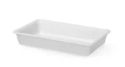 Płaski pojemnik do panierowania, HENDI, 6L, biały, 430x285x(H)75mm, Prostokątny Wariant podstawowy