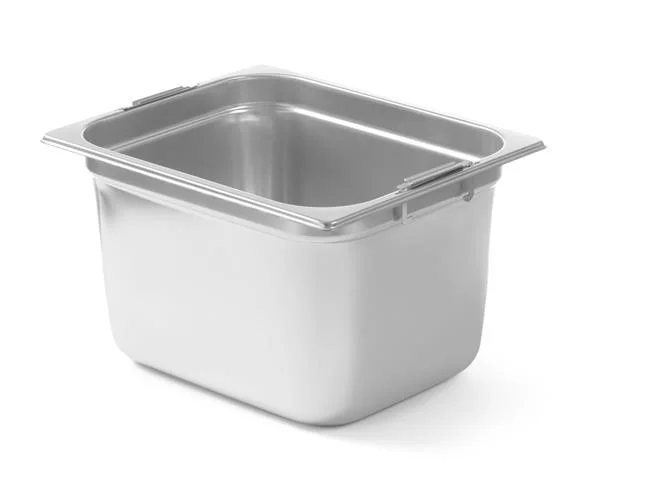 Pojemnik GN z chowanymi uchwytami, HENDI, GN 1/2, 6,25L, 325x265x(H)100mm Wariant podstawowy