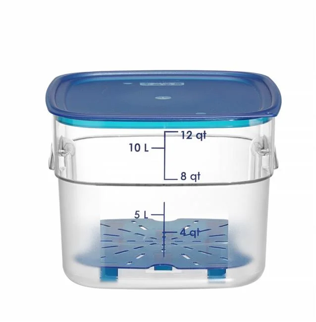 Pojemnik na żywność CamSquares Fresh Pro, Cambro, 11,4L, transparentny, 289x289x(H)216mm Wariant podstawowy