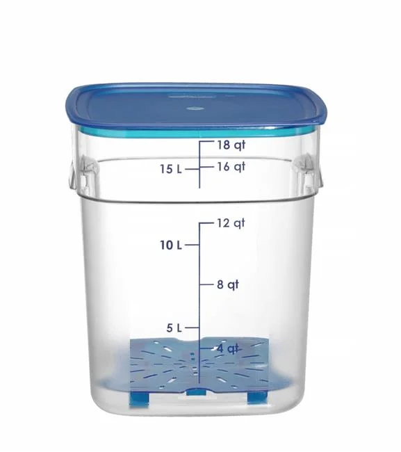 Pojemnik na żywność CamSquares Fresh Pro, Cambro, 17,2L, transparentny Wariant podstawowy