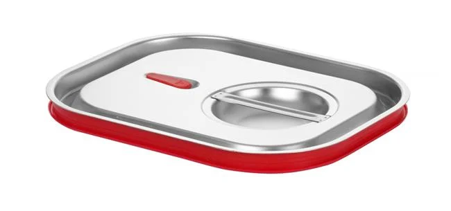 Pokrywka do pojemników GN z uszczelką silikonową, HENDI, Kitchen Line, GN 1/2, 265x325mm Wariant podstawowy