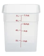 Przezroczysty pojemnik polipropylenowy na żywność CAMBRO CamSquare® 11,4 l