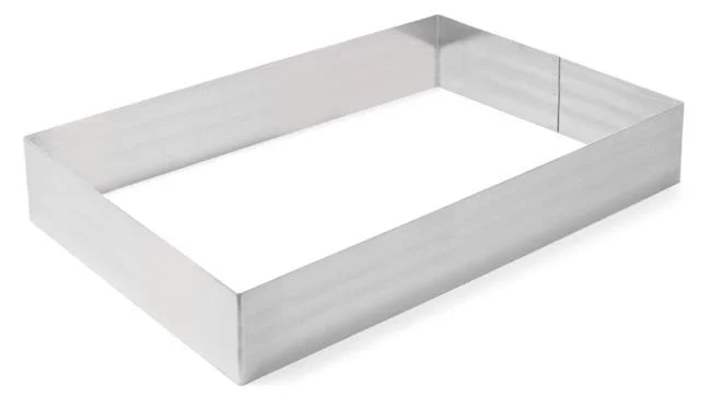 Rant piekarniczo-cukierniczy prostokątny 250x350x(H)80 mm