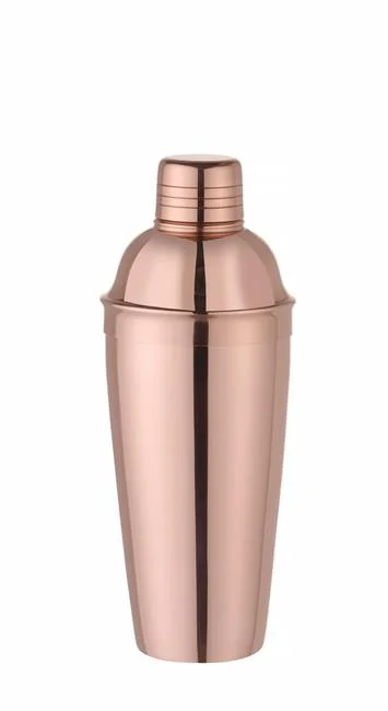Shaker 3-częściowy Cobbler, Bar up, miedziany, o85x(H)240mm Wariant podstawowy
