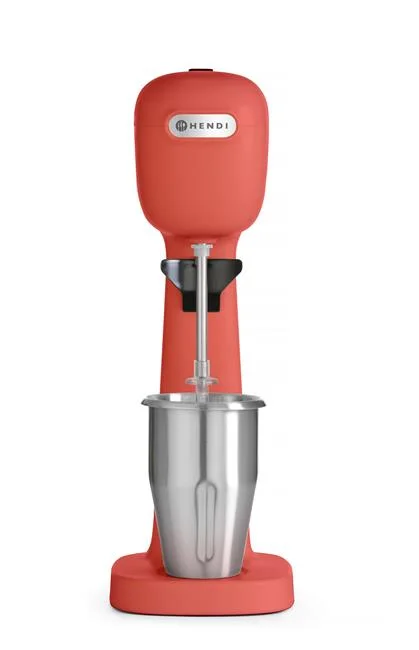 Shaker do koktajli mlecznych – Design by Bronwasser, HENDI, czerwony, 220-240V/400W, 170x196x(H)490mm Wariant podstawowy