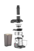 Sokowirówka Compact, HENDI, 230V/500W, 233x416x(H)493mm Wariant podstawowy