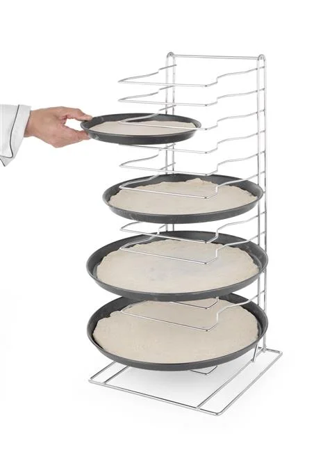 Stojak na siatki/blachy do pizzy 14 miejsc Wariant podstawowy