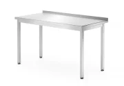 Stół przyścienny - skręcany, głębokość 700 mm, HENDI, Kitchen Line, 1400x700x(H)850mm Wariant podstawowy