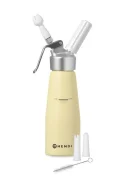 Syfon do bitej śmietany, HENDI, 0,5L, Pastelowy żółty, ?80x(H)260mm Wariant podstawowy