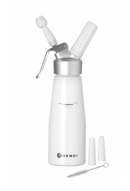 Syfon do bitej śmietany, HENDI, Kitchen Line, 0,5L, ?80x(H)260mm Wariant podstawowy