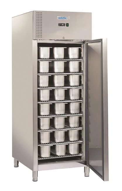 Szafa mroźnicza do lodów jednodrzwiowa, Arktic, 230V/615W, 740x990x(H)2010mm Wariant podstawowy