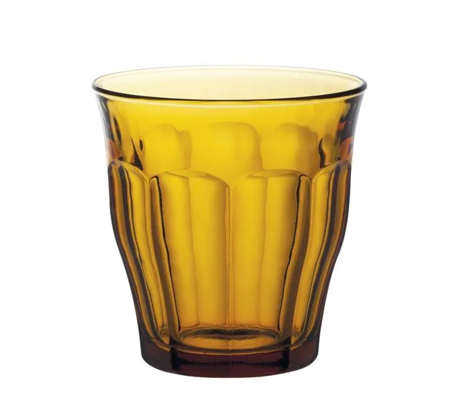 Szklanka PICARDIE AMBER, Duralex, 0,25L, pomarańczowy, 6 szt., ø87x(H)90mm Wariant podstawowy